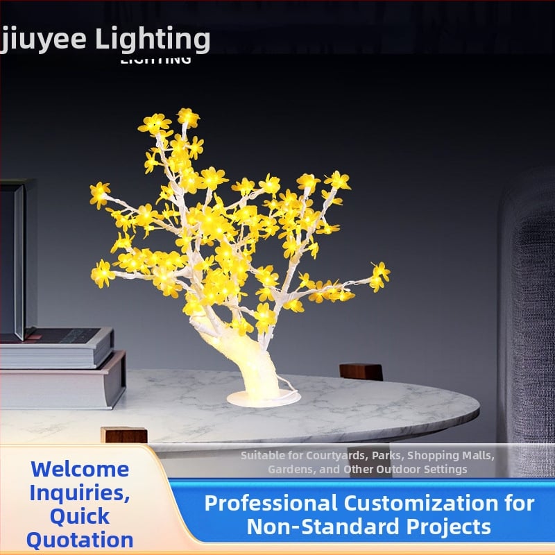 Lumină de peisaj LED pentru exterior, impermeabilă, arbore cristal luminos, înălțime 0,65 m