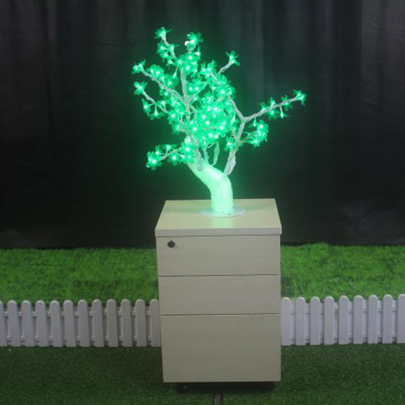 Lumină de peisaj LED pentru exterior, impermeabilă, arbore cristal luminos, înălțime 0,65 m