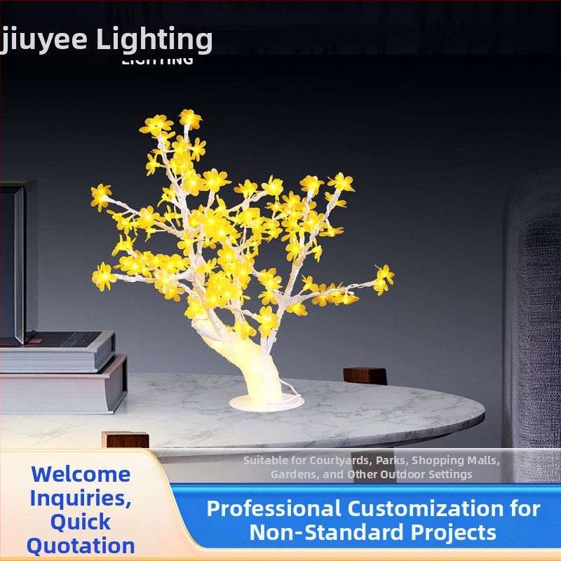 Lumină de peisaj LED pentru exterior, impermeabilă, arbore cristal luminos, înălțime 0,65 m