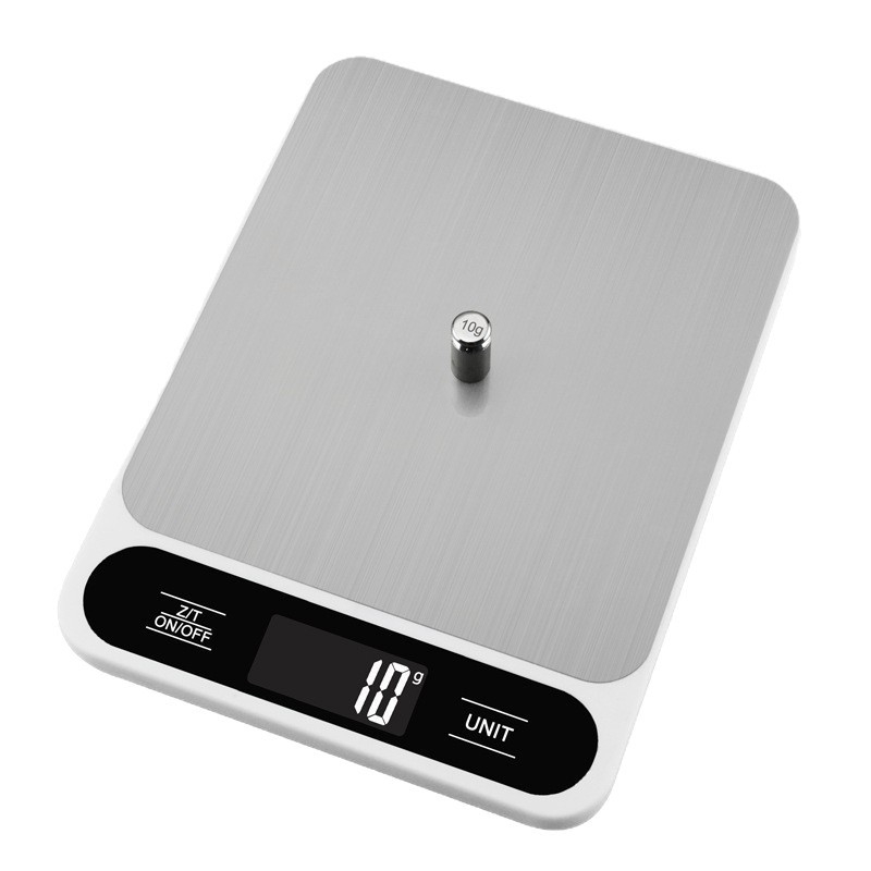 Digitalna kuhinjska vaga s rasponom 5 kg/1 g, 10 kg/1 g i 15 kg/1 g, kompaktna i prijenosna za kuhanje i pečenje