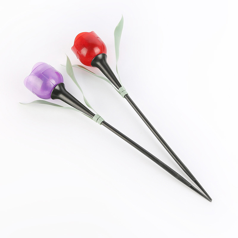 Tulip LED solarna plastična zemaljska lampa za vanjski vrt
