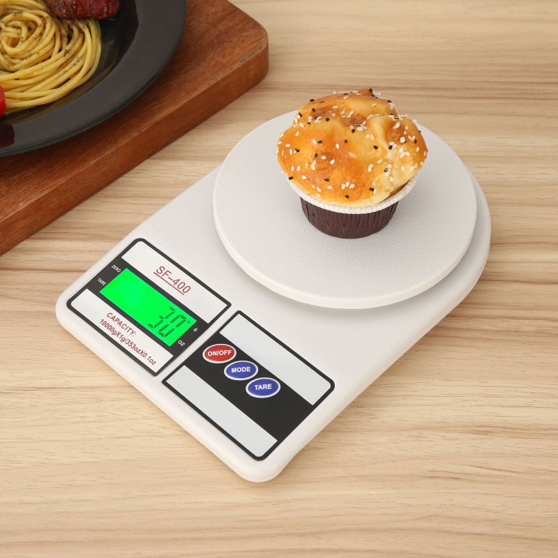 Visoko precizna digitalna kuhinjska vaga za pečenje i hranu, precizno mjerenje, kompaktna elektronička vaga s digitalnim zaslonom, raspon 10 kg/0,1 g