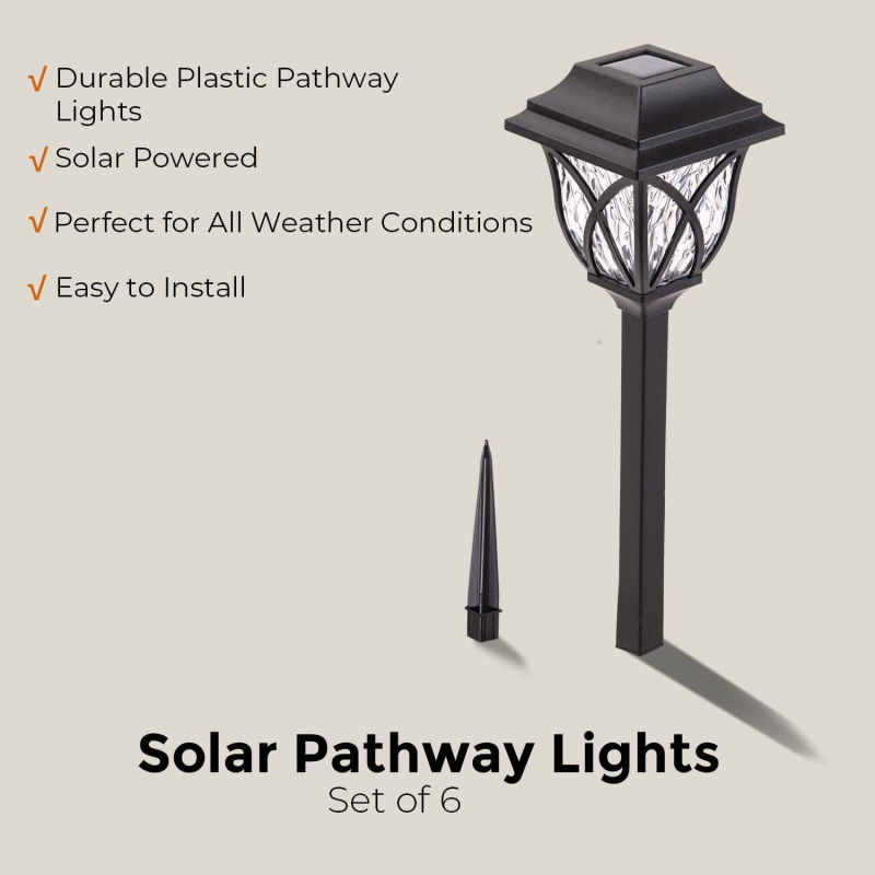 Solarna vrtna svjetiljka za travu IP44 LED