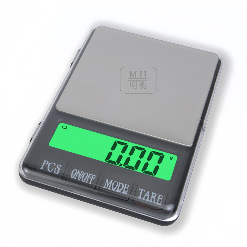 MH-999 Ručna digitalna vaga za nakit, prijenosna precizna vaga s točnošću 0,01 g — raspon mjerenja 600 g/0,01 g, 3 kg/0,1 g, 1 kg/0,01 g