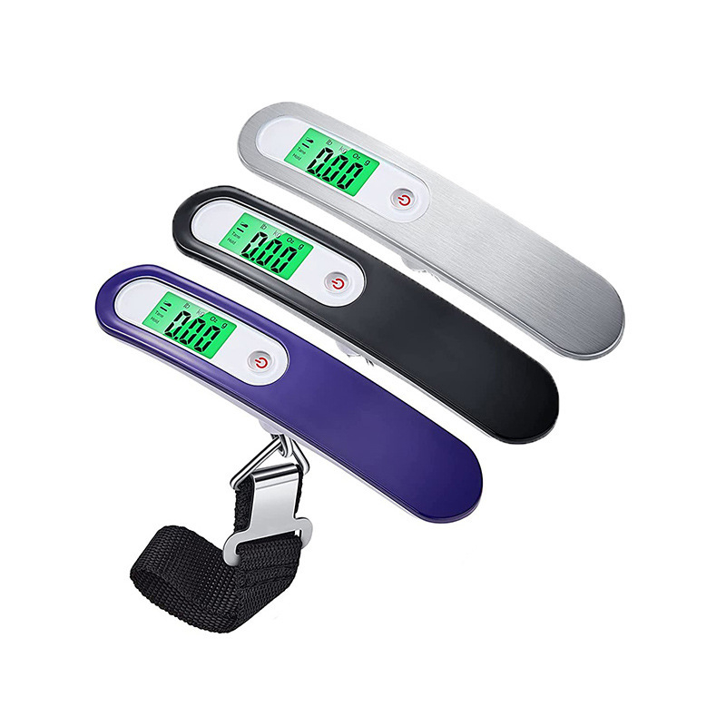 Prijenosna vaga za prtljagu do 50 kg s kukom – kompaktna digitalna vaga