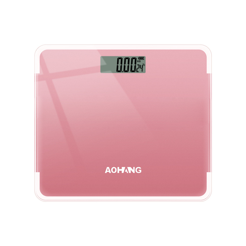 Prilagodljiva digitalna vaga za kupaonicu, kućna vaga za tjelesnu težinu, kapacitet 180 kg, ispis u punoj boji