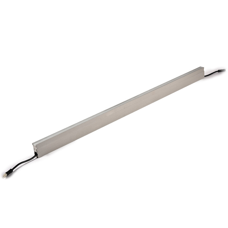 LED vanjsko zidno svjetlo s aluminijem, ugrađeni četvrtasti ukopani svjetlo, 12W, RGB, IP67, 24V