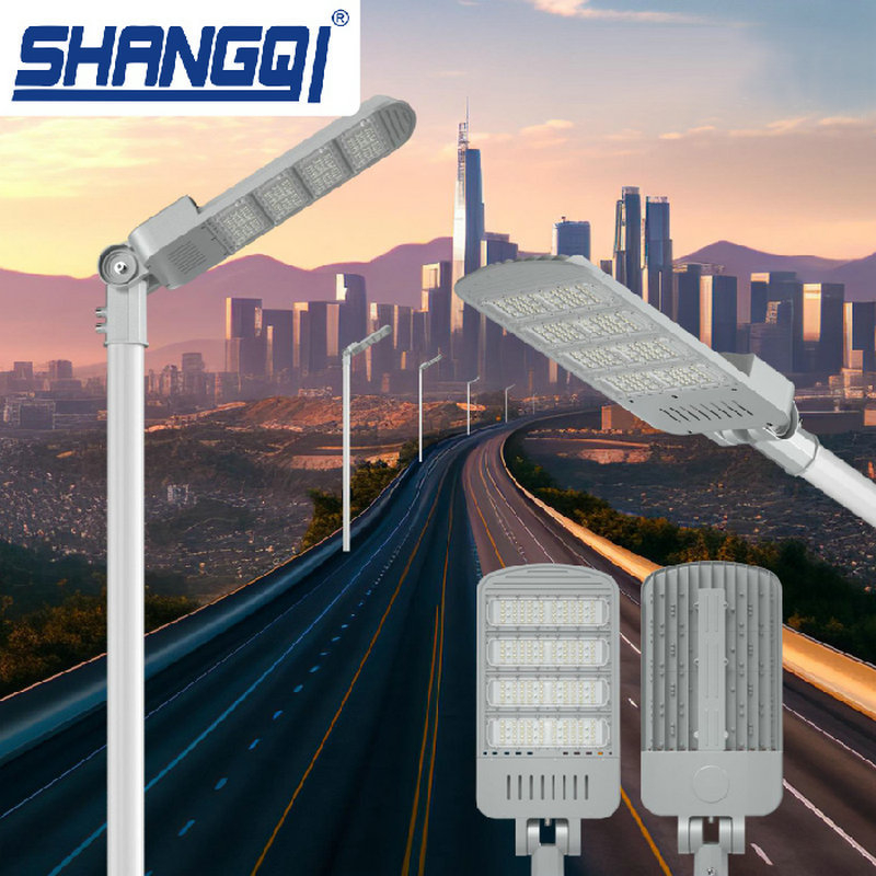 LED модул улично осветление, 220–240V, IP66 водоустойчиво, алуминиев корпус, високопроизводително общинско пътно осветление, лъч 70°×140°, 120–300 LED
