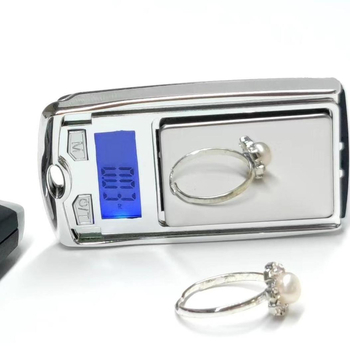 Mini digitalna vaga za nakit, preciznost 0,01 g, karat vaga, prijenosna, džepnog formata