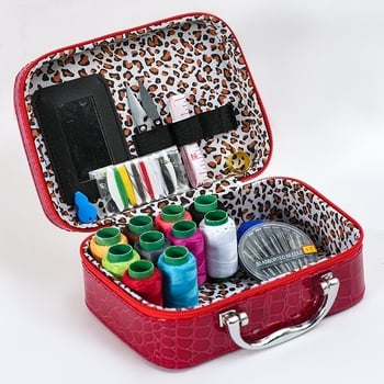Nagy hordozható varrókészlet multifunkcionális tárolóval otthoni használatra – prémium kialakítás