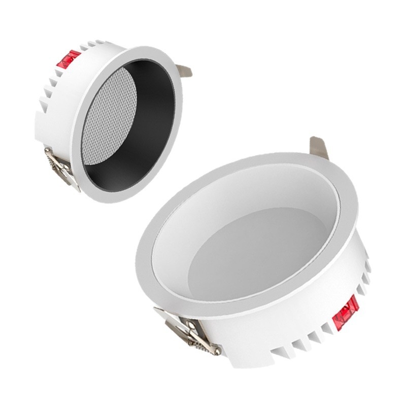Ugradni COB LED downlight s uskim okvirom, 10–50W, 3000K