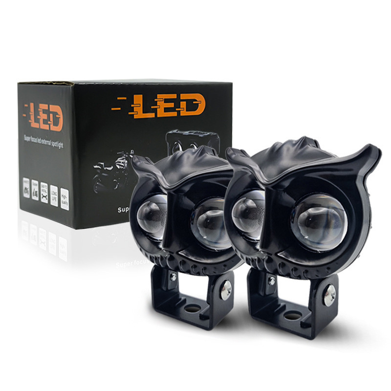 Cat-Eye LED reflektor elektromos motorkerékpárhoz – ultra‑fényes külső fényszóró, magas és alacsony fényerő