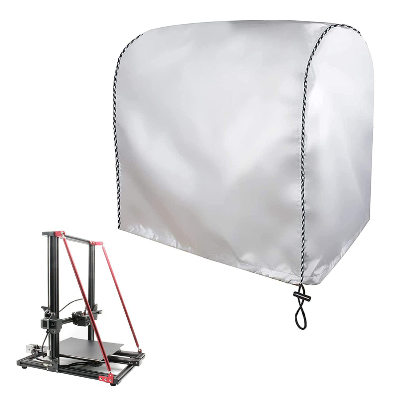 Univerzalna maska za zaštitu od prašine za 3D pisače, srebrni premaz i vodootporan sloj