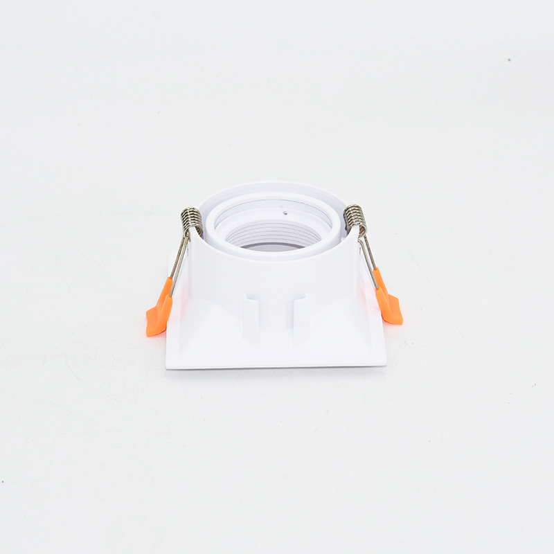 LED ugrađeno stropno svjetlo, kvadratni downlight, aluminijsko kućište, 220V, 3000K/4000K/6000K, CRI ≥90, dimenzije 100×50 mm, otvor Ø83 mm