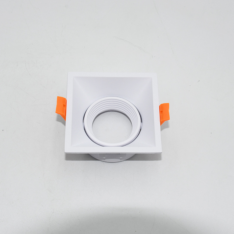 LED ugrađeno stropno svjetlo, kvadratni downlight, aluminijsko kućište, 220V, 3000K/4000K/6000K, CRI ≥90, dimenzije 100×50 mm, otvor Ø83 mm