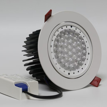 LED stropni spot za trgovine nakita, 24W/30W, hladno bijelo svjetlo, srebrno, platino i zlatni završetak, dizajn dijamant–jade, ultra jaka svjetlost