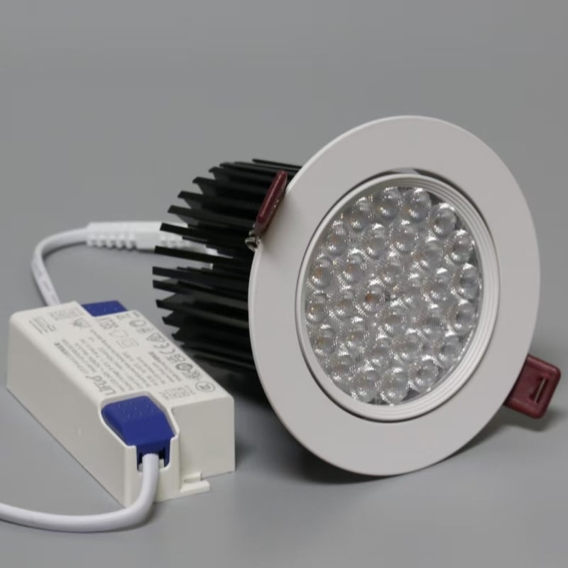 LED stropni spot za trgovine nakita, 24W/30W, hladno bijelo svjetlo, srebrno, platino i zlatni završetak, dizajn dijamant–jade, ultra jaka svjetlost