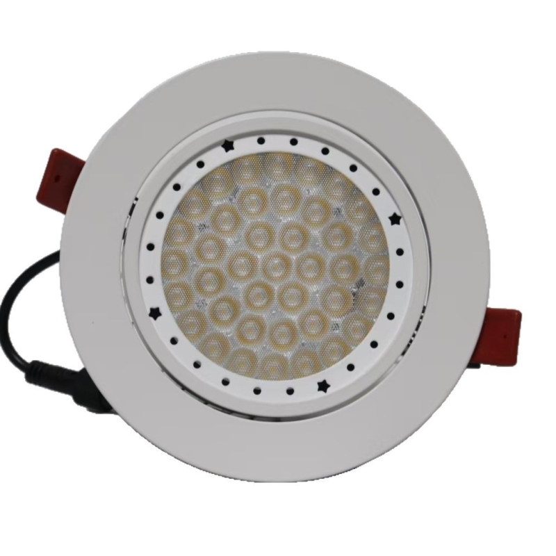 LED stropni spot za trgovine nakita, 24W/30W, hladno bijelo svjetlo, srebrno, platino i zlatni završetak, dizajn dijamant–jade, ultra jaka svjetlost