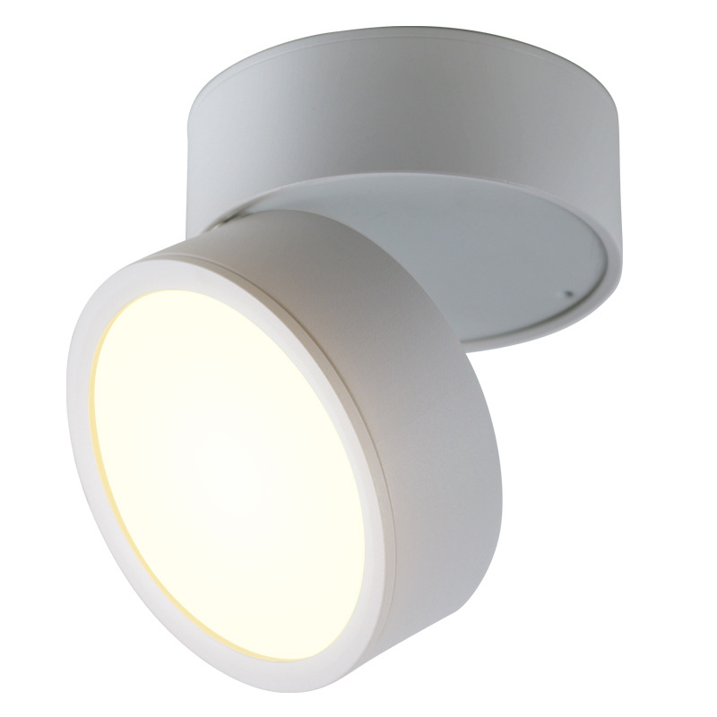 LED stropna svjetiljka s površinskom ugradnjom i prilagodljivim kutem, za kućnu i poslovnu upotrebu, COB track svjetlo, kompaktni površinski downlight