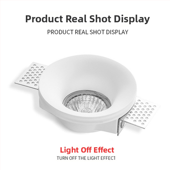 LED ugrađeni downlight za dnevni boravak, skandinavski stil, uski okvir