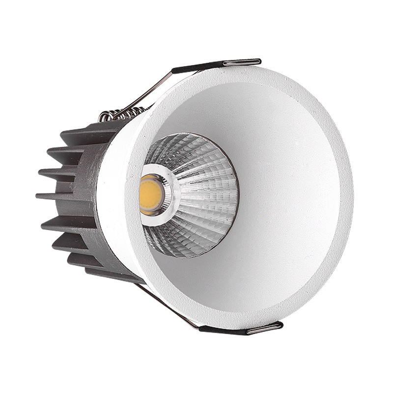 LED downlight s uskim okvirom, duboki anti-sjaj, fiksni kut, COB izvor punog spektra, ugrađeno stropno svjetlo za pranje zida