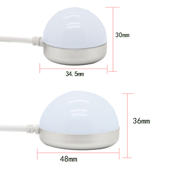 USB noćna lampica s magnetskom LED žarulom (5W/3W), prijenosna lampica za studentsku sobu, napajanje 5V
