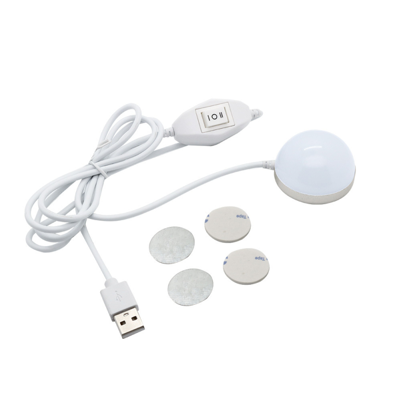 USB noćna lampica s magnetskom LED žarulom (5W/3W), prijenosna lampica za studentsku sobu, napajanje 5V