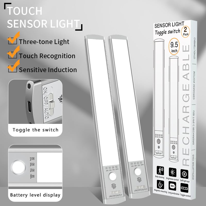 LED svjetlo sa senzorom pokreta i magnetskim držačem, USB punjiva stolna lampa, rasvjetna traka za ormariće i vanjsko osvjetljenje