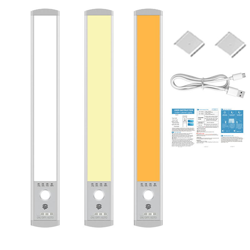 LED svjetlo sa senzorom pokreta i magnetskim držačem, USB punjiva stolna lampa, rasvjetna traka za ormariće i vanjsko osvjetljenje