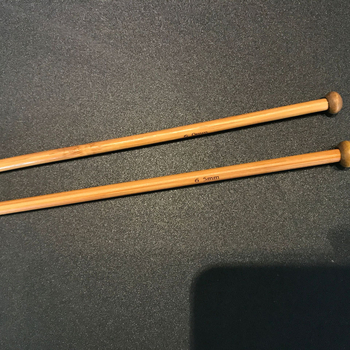 Afgan heklajući set s kukicama i iglama za pletenje, 25 cm, okrugli vrh