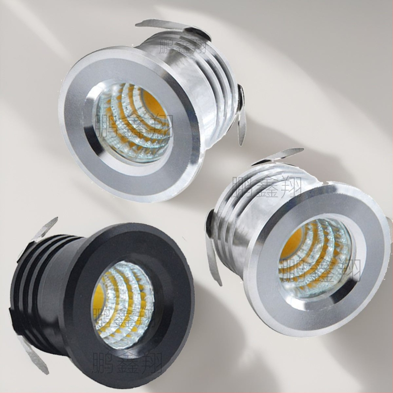 Antirefleksni COB reflektor, 3W, 30 mm otvor za montažu, ugradno LED osvjetljenje za vinsku vitrinu, napajanje 110VDC/12V/24V