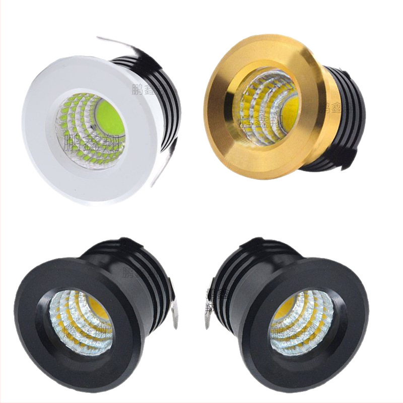 Antirefleksni COB reflektor, 3W, 30 mm otvor za montažu, ugradno LED osvjetljenje za vinsku vitrinu, napajanje 110VDC/12V/24V
