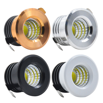 LED stropno svjetlo s ugrađenim malim reflektorom, 3W COB, osvjetljenje vinskog ormarića i izložbenog ormarića, mali otvor, 30 razina svjetline