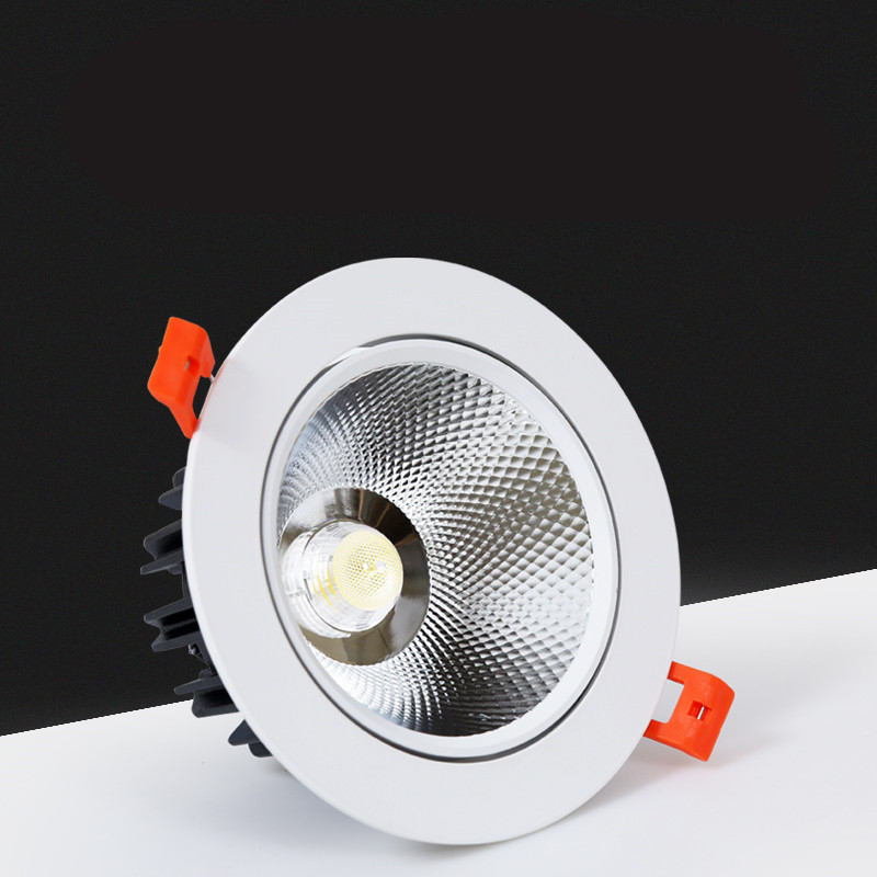 COB LED ugrađeni stropni downlight 20-30W, aluminijsko lijevano kućište, za hotele, trgovačke centre, dnevne sobe, trgovine odjeće, zid pozadine