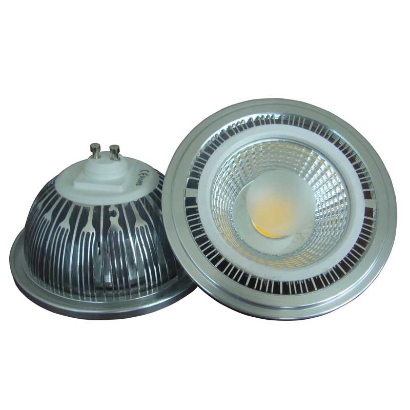 ES111 COB reflektor 9W LED reflektor GU10 G53 AR111 AR111 85-265V žarulja grah oblika