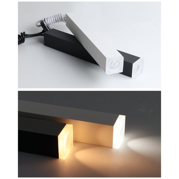 Novi LED luster za restoran u skandinavskom kvadratnom dizajnu, površinski montirani downlight i spot, pogodan za restorane, hotele i barove.