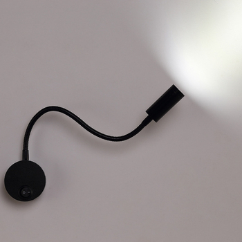 LED fleksibilni zidni spot za čitanje pored kreveta, u radnoj sobi i galeriji, površinski montiran 1W/3W