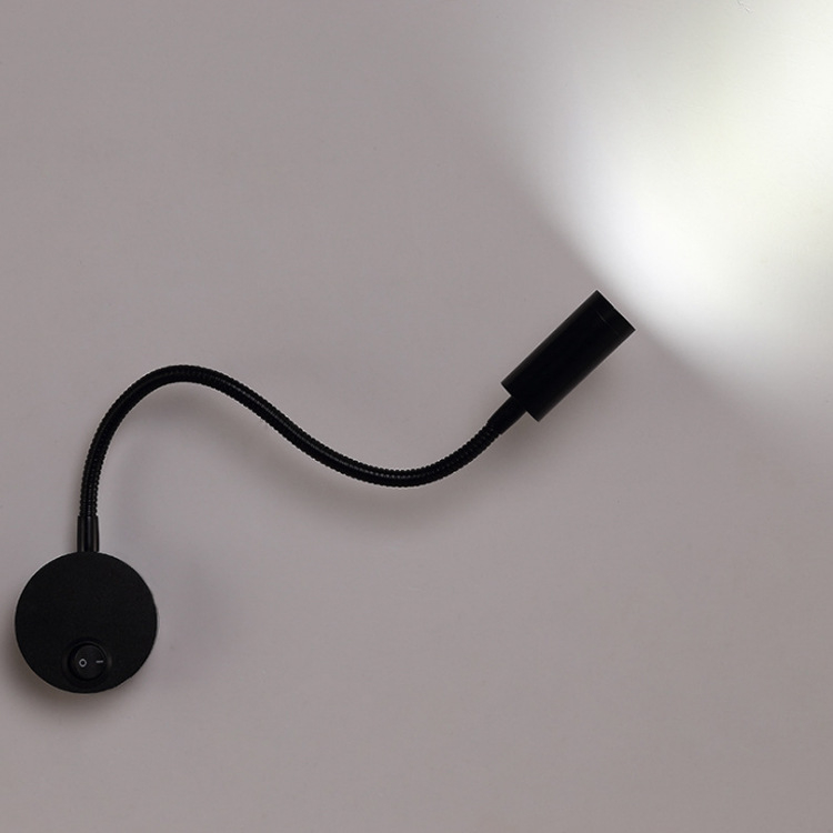 LED fleksibilni zidni spot za čitanje pored kreveta, u radnoj sobi i galeriji, površinski montiran 1W/3W