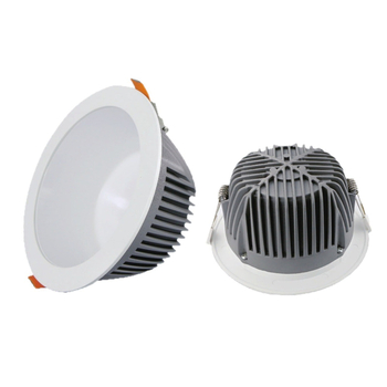 Ugrađeno visoko snaga LED downlight s aluminijskim kućištem, 21–30W, 4000K, CRI ≥90, max 36V, otvor 200 mm, ukupne dimenzije 230 mm, SMD čip