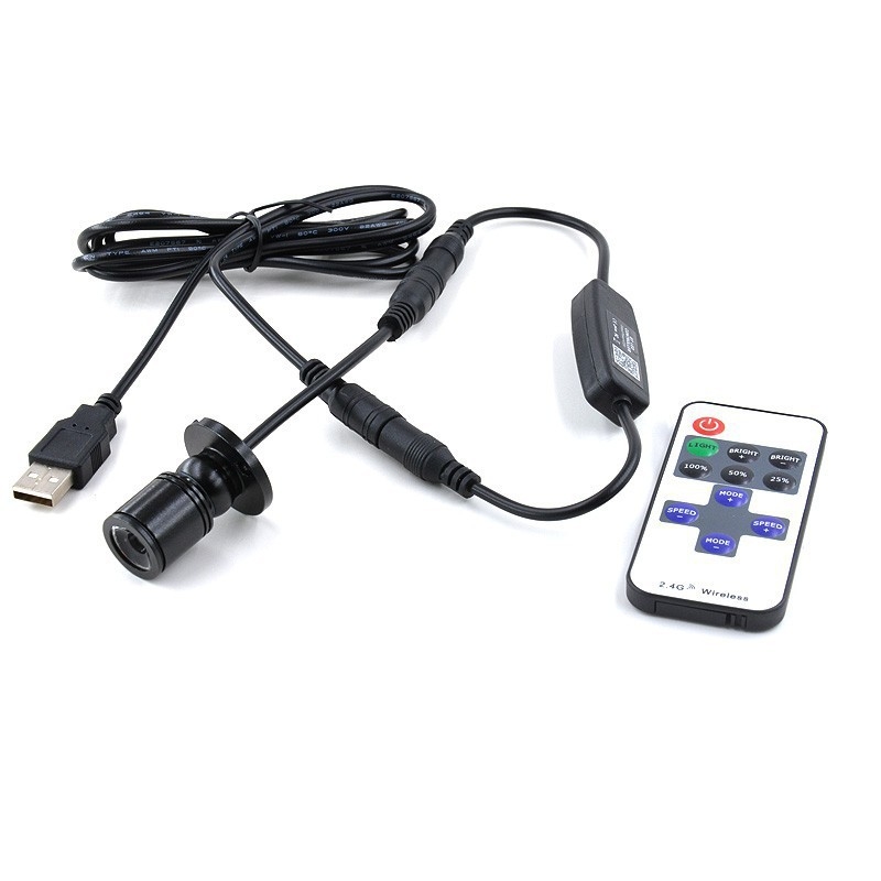 Daljinski upravljani mini LED spot za vitrine, 1W, USB napajanje, 5V, promjenjivo osvjetljenje