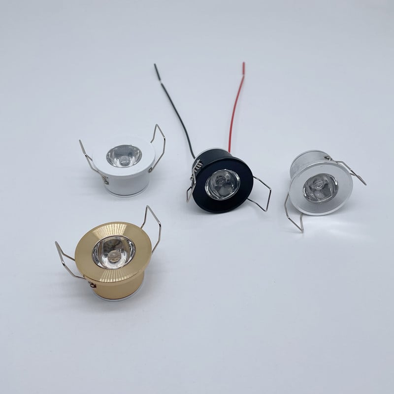 Mini LED spot svjetlo 12V DC, 1W, 28 mm otvor, ugrađeno svjetlo za ormar za vino