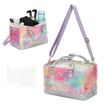 Nova ženska crossbody torba s duginim dizajnom, makaron stil kamping organizator, torba za pohranu u jelly bojama