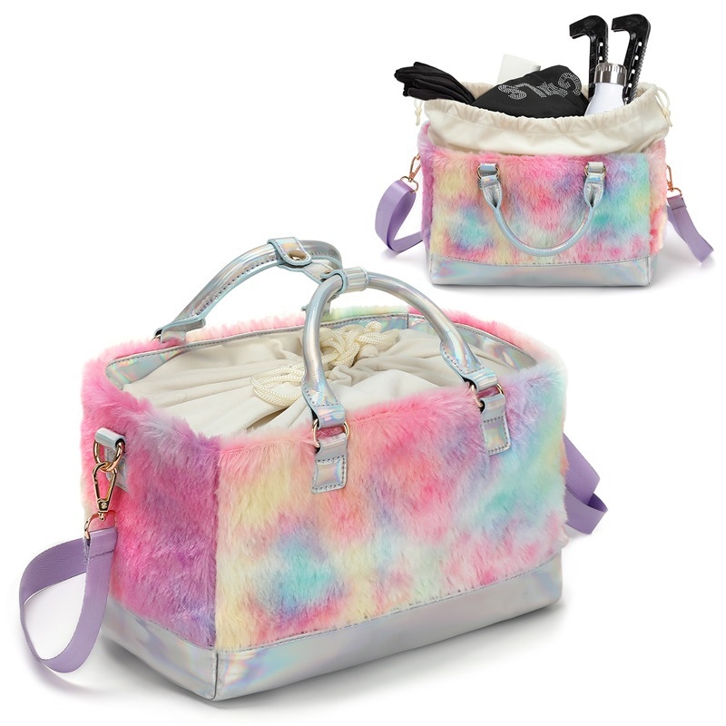 Nova ženska crossbody torba s duginim dizajnom, makaron stil kamping organizator, torba za pohranu u jelly bojama