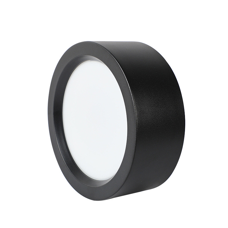 LED downlight s površinskom ugradnjom, aluminijsko kućište, izuzetno tanak, okrugli, za hodnike, izložbene dvorane i hotelske foaje