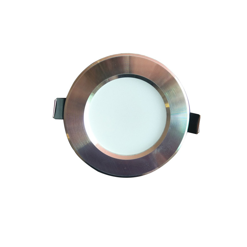LED ultra-tanki srebrni ugrađeni downlight, 2-inčni otvor (50 mm), pogodan za otvore stropa od 4–5 inča