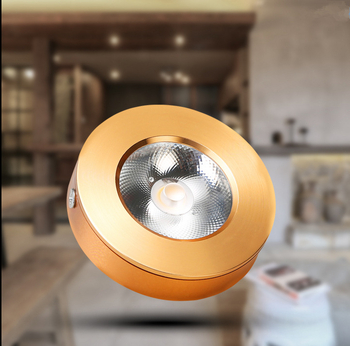 Izuzetno tanak COB LED stropni downlight, površinski montiran, kompaktnih dimenzija, za kućnu i komercijalnu upotrebu