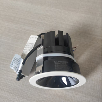 Seton Lighting ugrađeni anti-glare LED spot, crna čašica, otvor Ø55–75 mm, serija 3
