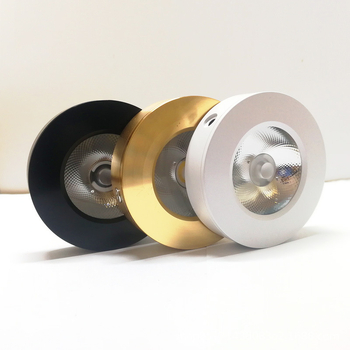 LED COB Mini spot za ormariće, ultra-tanki stropni downlight, površinska montaža, 3W