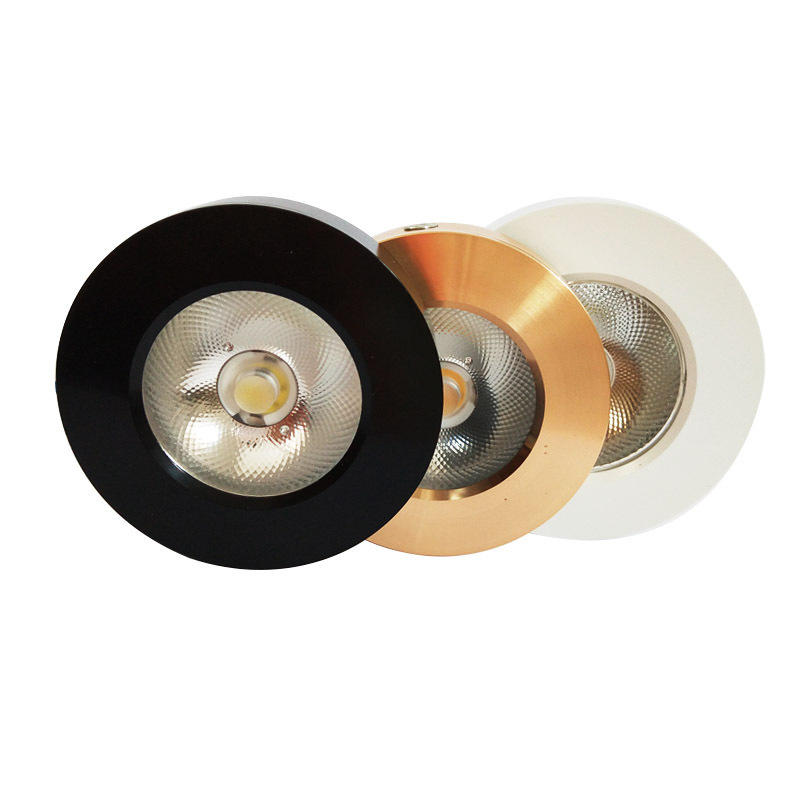 LED COB Mini spot za ormariće, ultra-tanki stropni downlight, površinska montaža, 3W