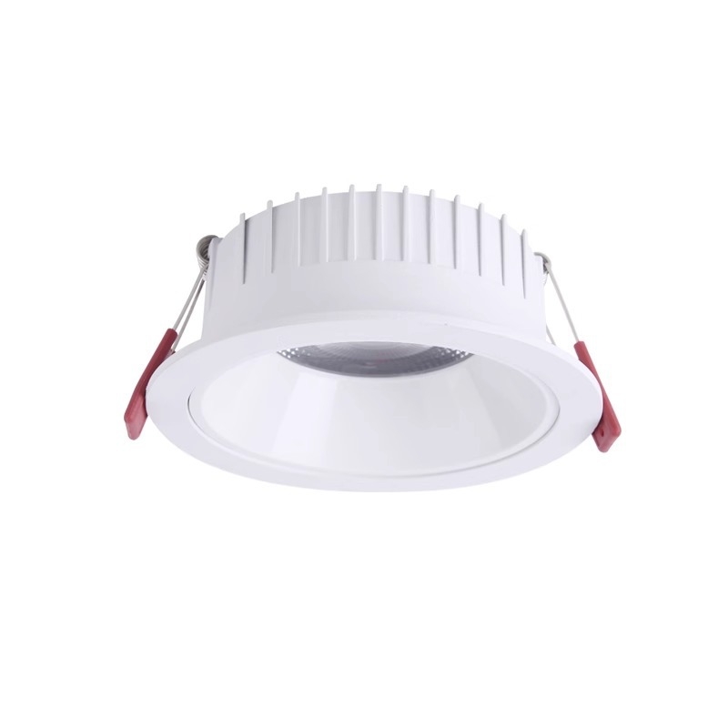 LED downlight za maloprodaju – 4500K anti‑blještanje, bez treperenja, COB, 21–30W, aluminijsko kućište, skrivena montaža, otvor Ø120 mm, ukupna duljina 135 mm, moderan minimalistički dizajn, CRI ≥90